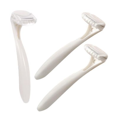 SOESFOUFU 3pcs Portable Mini Facial Hair Trimmer for Women Travel Manual Hair Removal Tool for Underarms and Intimate Areas Efficient and Lightweight Grooming
