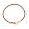 FOMIYES 5pcs Women Elastic Hair Ties Decorative Ponytail Holders Bracelets High-elasticity Hair Bands Soft Sturdy for All Hairstyles Versatile Accessories view 2