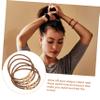 FOMIYES 5pcs Women Elastic Hair Ties Decorative Ponytail Holders Bracelets High-elasticity Hair Bands Soft Sturdy for All Hairstyles Versatile Accessories view 3