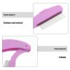 Baluue Folding Eyelash Comb and Brow Grooming Tool Portable Lash Separator for Eyebrows and Eyelashes Compact Dual-Purpose Design for and Daily Use Curved Shape for Comfortable Grooming view 3