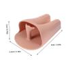 Beatifufu 3pcs Cute Rabbit Silicone Face Scrubber for Women Manual Exfoliating Brush for Deep Cleansing and Blackhead Removal Soft Silicone Facial Cleaning Tool for Daily Use view 2