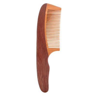 FOMIYES Men's Beard Styling Comb Beard Brush Natural Wood Travel Grooming Tool