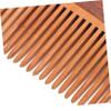 FOMIYES Men's Beard Styling Comb Beard Brush Natural Wood Travel Grooming Tool view 3