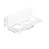 Baluue 1set Wall Mounted Hair Brush Holder Self Adhesive Acrylic Organizer for Bathroom and Hair Tools Storage with Extra Shelf Easy Install view 2