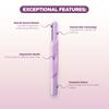 Floren Dual Facial Razor for Women, 3ct | Face razor, Eyebrow Razor, Dermaplaning Tool, Womens Face Razor, Peach Fuzz Remover, German Blade Razor, Hair Removal Tool view 3