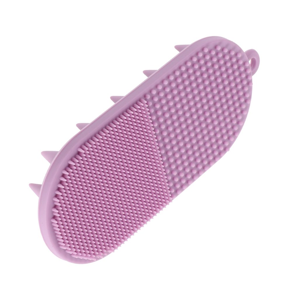 Baluue Face Scrubber Brush Silicone Face Cleanser Skin Care Brush Tool Gentle Exfoliator Makeup Removal Travel for Women