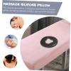 FOYTOKI Silicone Face Pillow for Massage Beds Washable Headrest Cushion for Beauty Salons and Face down Support for Neck and Easy to Clean and Maintain view 3