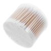 CIYODO 500pcs Gentle Ear Cleaning Sticks Cotton Swabs for Makeup Beauty Double-Headed Wooden Sanitized Travel-Friendly view 1