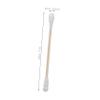 CIYODO 500pcs Gentle Ear Cleaning Sticks Cotton Swabs for Makeup Beauty Double-Headed Wooden Sanitized Travel-Friendly view 2