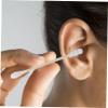 CIYODO 500pcs Gentle Ear Cleaning Sticks Cotton Swabs for Makeup Beauty Double-Headed Wooden Sanitized Travel-Friendly view 4