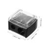 Baluue 5pcs Dual Manual Pencil Sharpener for Eyeliner Lipliner and Cosmetic Pencils Portable for Go Makeup Application view 2