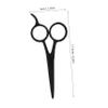 Ipetboom 2pcs Stainless Steel Grooming Scissors Precision Beard Trimming and Eyebrow Shaping Lightweight Design for Men Facial Hair Care Durable and Sharp Blades view 2