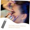 TOVINANNA 3pcs Multifunctional Makeup Brush Eyeliner Lip Liner Brushes Scallop Edge for Precise Application view 3