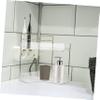 Anneome Corner Bathroom Organizer for Skincare and Makeup Transparent Storage Rack Makeup Brush Holder and Toothbrush Organizer for Vanity and Bathroom Counter view 4