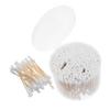 BUGUUYO 500pcs Double-Headed Cotton Swabs for Ear Cleaning Beauty Care Soft Tip Wooden Sticks Sanitized for Safe Use Portable Travel Kit view 1