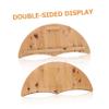 Anneome Wooden Foot Bath Tub Replacement Lid Elegant Splash Guard Cover for Soaking Compatible view 3