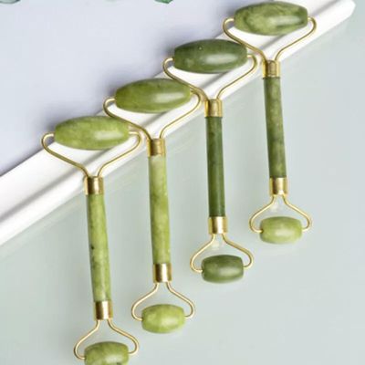 5Pcs Jade Stone Face Massage Roller Facial Body Anti Ageing Therapy Beauty Tool