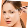 Baluue 3pcs Eyeliner Brush Long Handle Angled Bent Brushes for Makeup Concealer Separator Package view 4