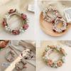 2PCS Pearl Hair Scrunchies for Women Hair Ties Scrunchies for Women No Damage Elastic Hair Bands for Thick and Curly Hair Ponytail Hair Bands Hair Scrunchies Hair Ropes Accessories for Women view 4