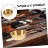 FRCOLOR 2pcs Small Stainless Steel Shaving Bowl with Ergonomic Handle for Men Portable Travel Container for Efficient Lathering and Smooth Shave view 3