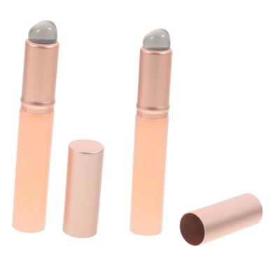 BIUDECO 2pcs Silicone Lipstick Applicator Brush Soft Design for Precise Makeup Application Travel-friendly Beauty Tool for Home and
