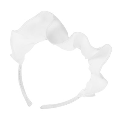 Healvian Cute White Japanese Maid Headband Soft and Comfortable Cosplay Accessory for Parties Durable Design Secure Fit for All Hair Types for Halloween and Themed Events