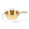 Mikinona 2pcs Stainless Steel Shaving Bowl for Men Grooming Equipment Travel Shaving Bowl Lather Cup view 2
