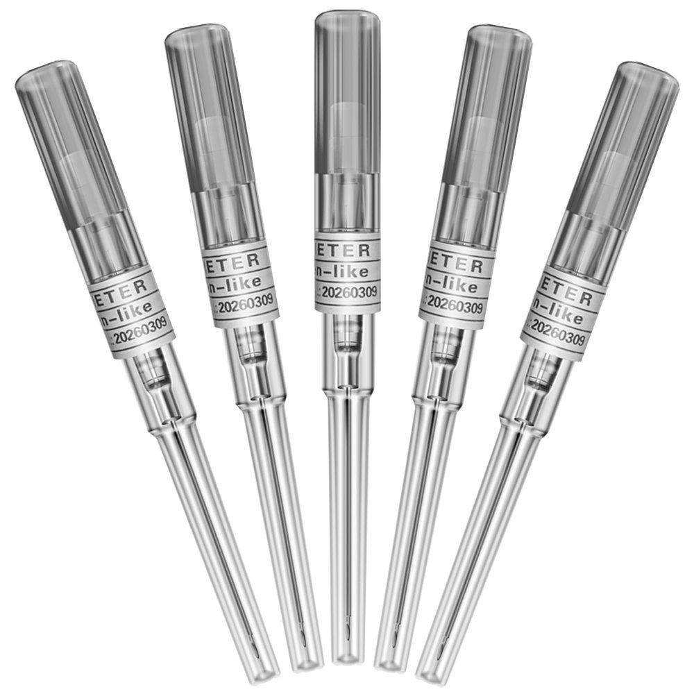 Catheter Piercing Needles - Autdor 5Pcs Catheter Needles 16 Gauge IV Catheter Needles Ear Nose Piercing Needles Stainless Steel Hollow Needles for Ear Nose Lip Tongue Belly Cartilage Piercing Kit