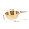 Baluue 2pcs Stainless Steel Shaving Bowl for Men Beard Decorative Small Travel Barber Natural Shaving Equipment view 2