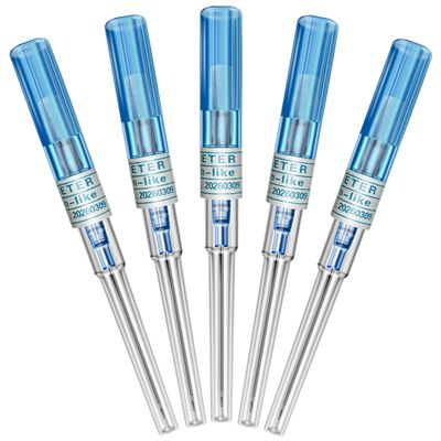 Catheter Piercing Needles - Autdor 5Pcs Catheter Needles 22 Gauge IV Catheter Needles Ear Nose Piercing Needles Stainless Steel Hollow Needles for Ear Nose Lip Tongue Belly Cartilage Piercing Kit