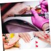 FOMIYES 6pcs Metal Cuticle Pusher for French Nail Styling Gel Application for Professional and Home Manicures view 4
