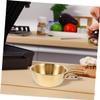 Ipetboom 2pcs Ergonomic Stainless Steel Shaving Soap Bowls for Men Portable Lathering Dish for Smooth Shaving Process Quick Lather Generation for Home and Travel view 4