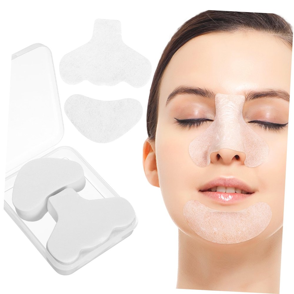 OHPHCALL T Zone Film 200 Pcs Nose Pore Strips Face Patches Chin Cleansing Pads Skin Care