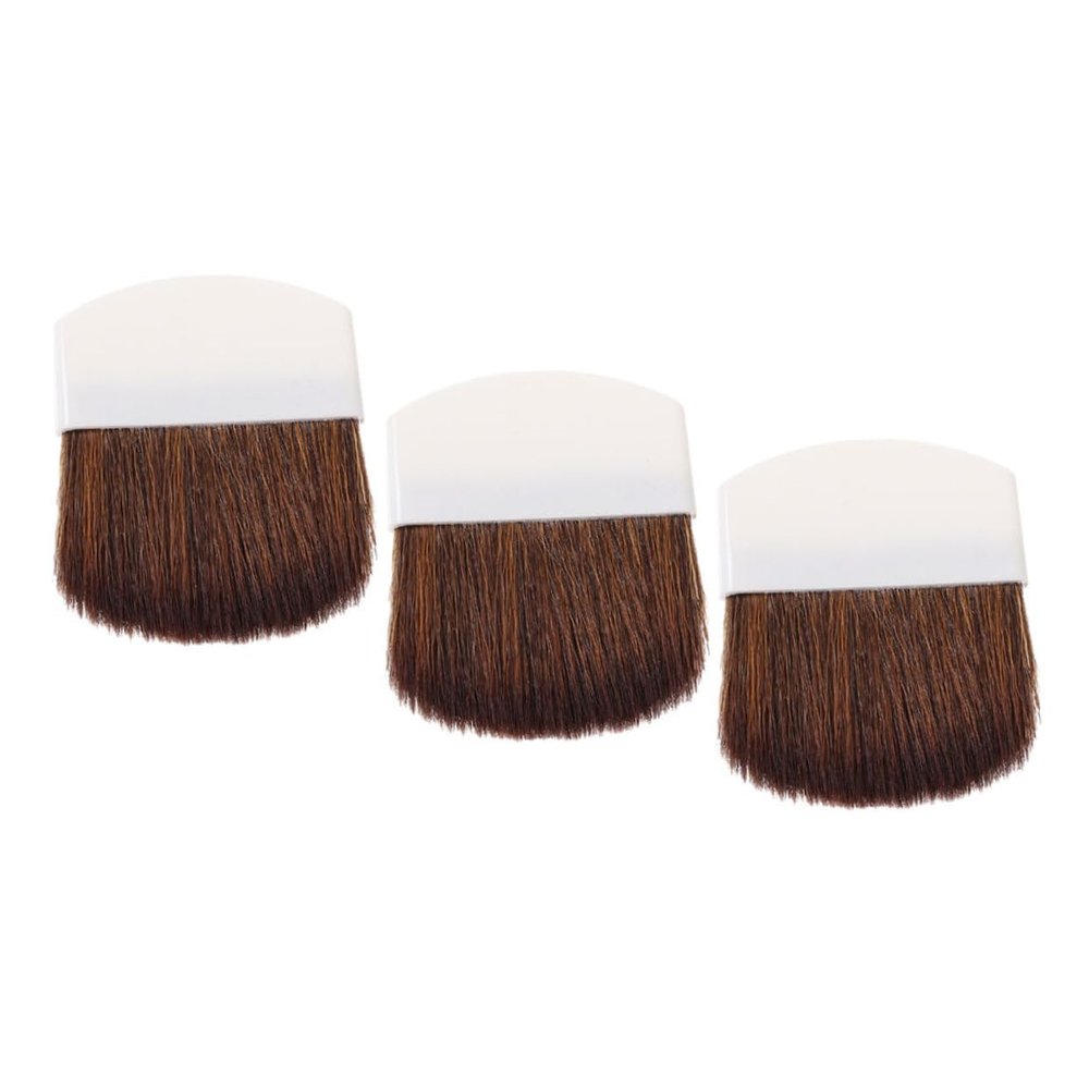 Didiseaon 3Pcs Mini Makeup Brush Soft Bristle Powder and Blush Brushes for Easy Application Compact Design for Travel and Daily Use Plastic Handle Versatile Cosmetic Tool for Women