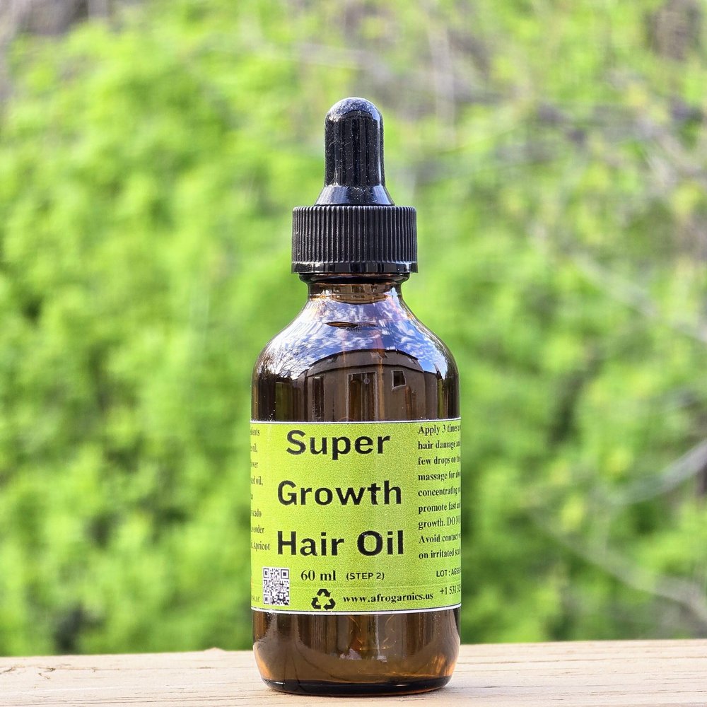 AFROGARNICS LLC Super-Growth Hair Oil 2 fl. oz. (STEP 2)