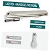 BIUDECO 360degree Rotary Nail Clipper Long Handle Toenail Trimmer File Nail Cutter for Women Men Leather Case Gadgets for Men view 3
