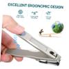 BIUDECO 360degree Rotary Nail Clipper Long Handle Toenail Trimmer File Nail Cutter for Women Men Leather Case Gadgets for Men view 4