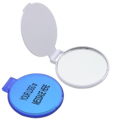 125-Qty Customized Ultra Thin Pocket Mirror with Your Logo & Copy Imprint - Bulk Promotional Items