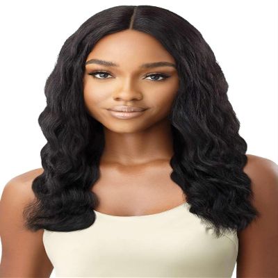Outre Mytresses Gold Lace Front Wig - Human Hair -Sariana (NATURAL BLACK)