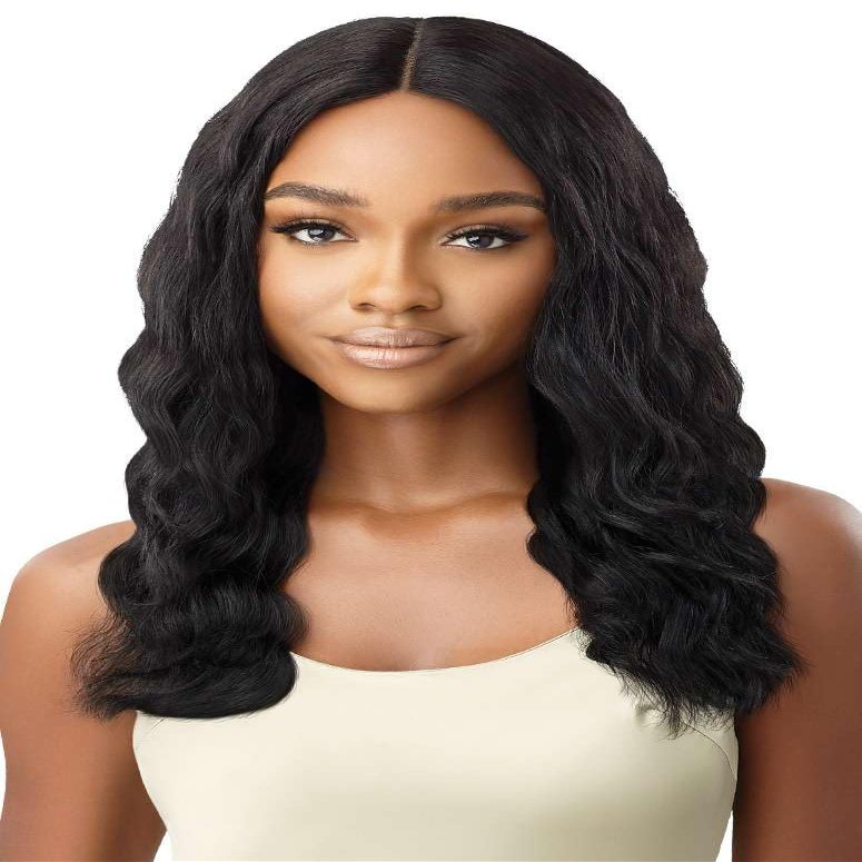 Outre Mytresses Gold Lace Front Wig - Human Hair -Sariana (NATURAL BLACK)