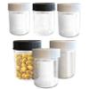 1.25oz Small Clear Glass Jars with White Lids Mini Storage Containers for Lotions Powders Ointments Skincare Beauty Cosmetics Travel Storage Sauces Food (144) view 1