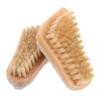 Beatifufu 2pcs Pumice Stone Foot Brush Handle for Dead Skin Exfoliation and Nail Cleaning Natural Boar Bristle for Refreshing Foot Care view 1