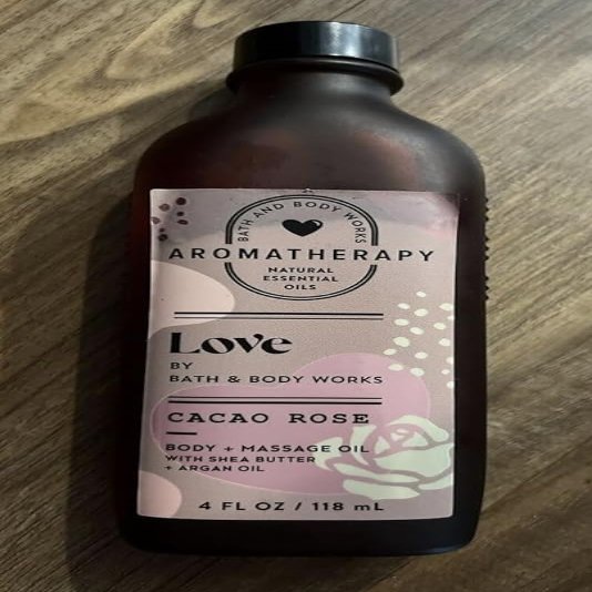 Aromatherapy Love Cacao Rose Bath Body Aromatherapy Body Massage Oil Natural Essential Oils Works 4 oz