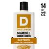 Duke Cannon Supply Co. 2-in-1 Hair Wash - Masculine Scent - Gentle Cleansing Hair Wash For Men - Stimulating Hair Shampoo & Conditioner - Strengthens Hair - Sawtooth - 2 Pack (14 oz) view 2