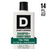 Duke Cannon Supply Co. 2-in-1 Hair Wash - Masculine Scent - Gentle Cleansing Hair Wash For Men - Stimulating Hair Shampoo & Conditioner - Strengthens Hair - Tea Tree & Midnight Swim - 2 Pack (14 oz) view 2