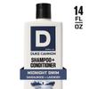 Duke Cannon Supply Co. 2-in-1 Hair Wash - Masculine Scent - Gentle Cleansing Hair Wash For Men - Stimulating Hair Shampoo & Conditioner - Strengthens Hair - Tea Tree & Midnight Swim - 2 Pack (14 oz) view 3
