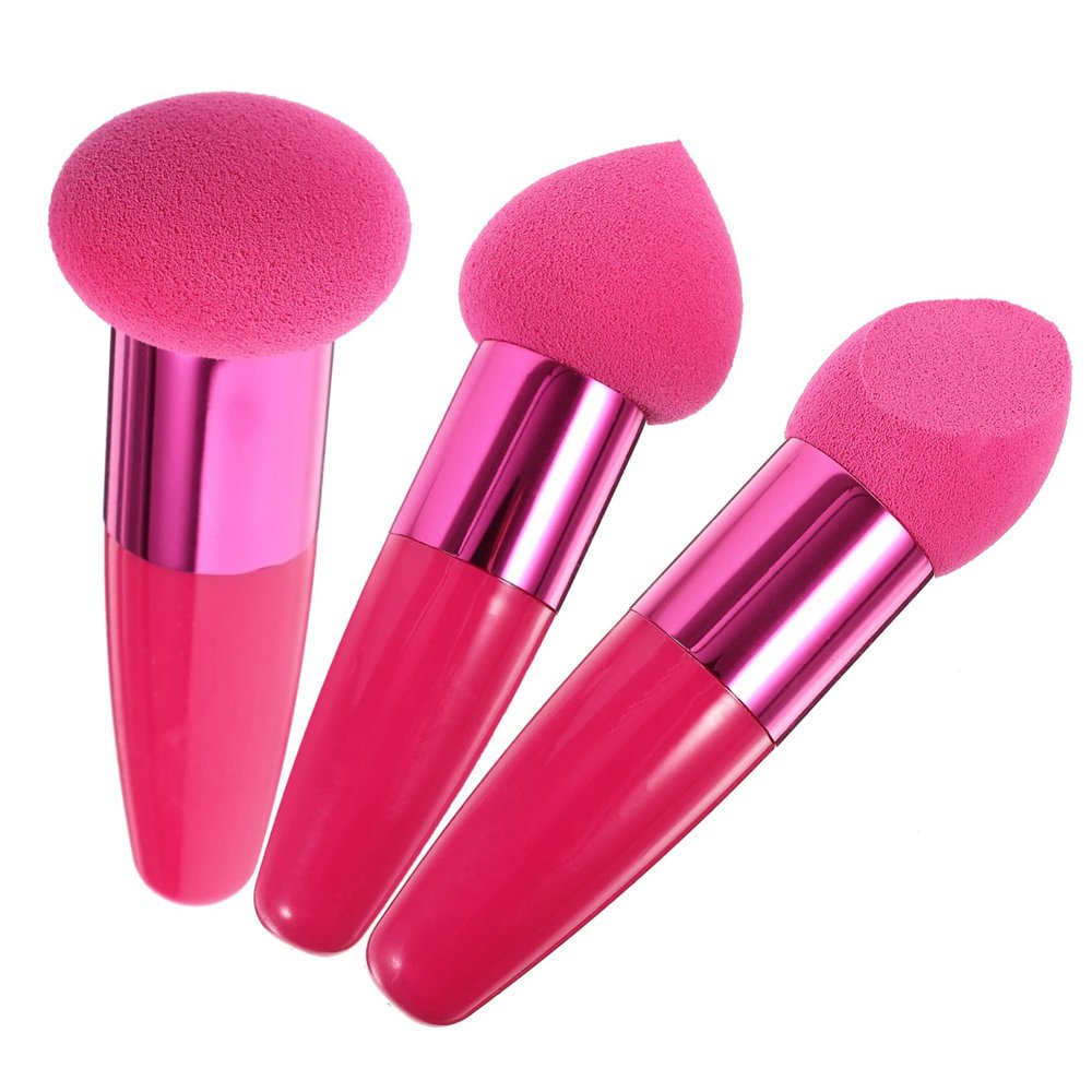 Beatifufu Wet Dry Makeup Sponge Brush Pen Set Beauty Tool for Liquid Makeup Soft Sponge Perfect for Foundation