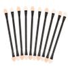 Beatifufu 30pcs Disposable Eye Shadow Stick Long Handle Makeup Brush Eye Brightener Perfect for Parties Travel view 1