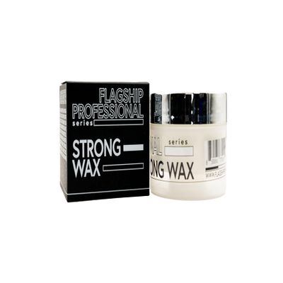 FLAGSHIP Handmade Strong Wax - High Hold Hair Styling Product for Men & Women - Matte Finish & All-Day Control - Ideal for Fine & Thin Hair - Professional Grade Wax Cream (4.5oz)