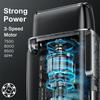 Electric Razor, Emochies Electric Shaver for Men,Upgraded Foil Shaver with 3 Speeds, Double Floating Blade IPX7 Waterproof Wet/Dry LED Display USB Type C Rechargeable Vibrant Gray view 4